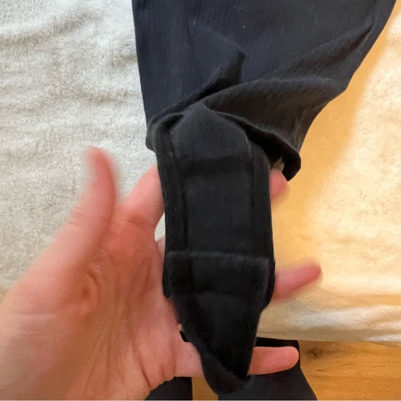 Free People Ribbed Bardot V-Neck Bodysuit in Black Size Small - Picture 11 of 11